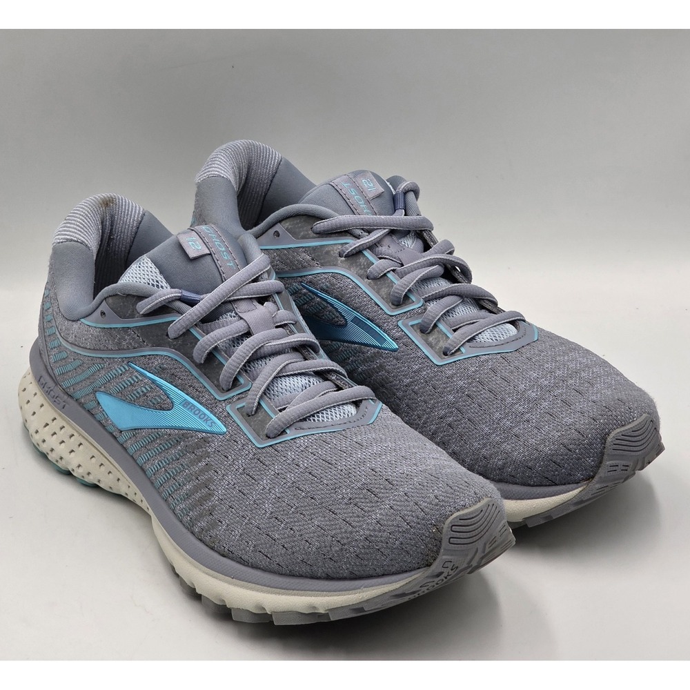 Brooks Ghost 12 Womens Size 9.5 B Blue Cushioned Comfort Running Shoes